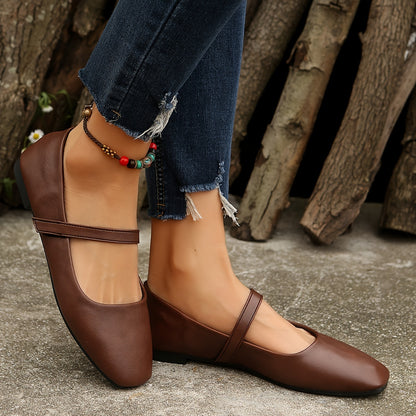 Rosamund™ | Square-Toe Mary Jane Flats