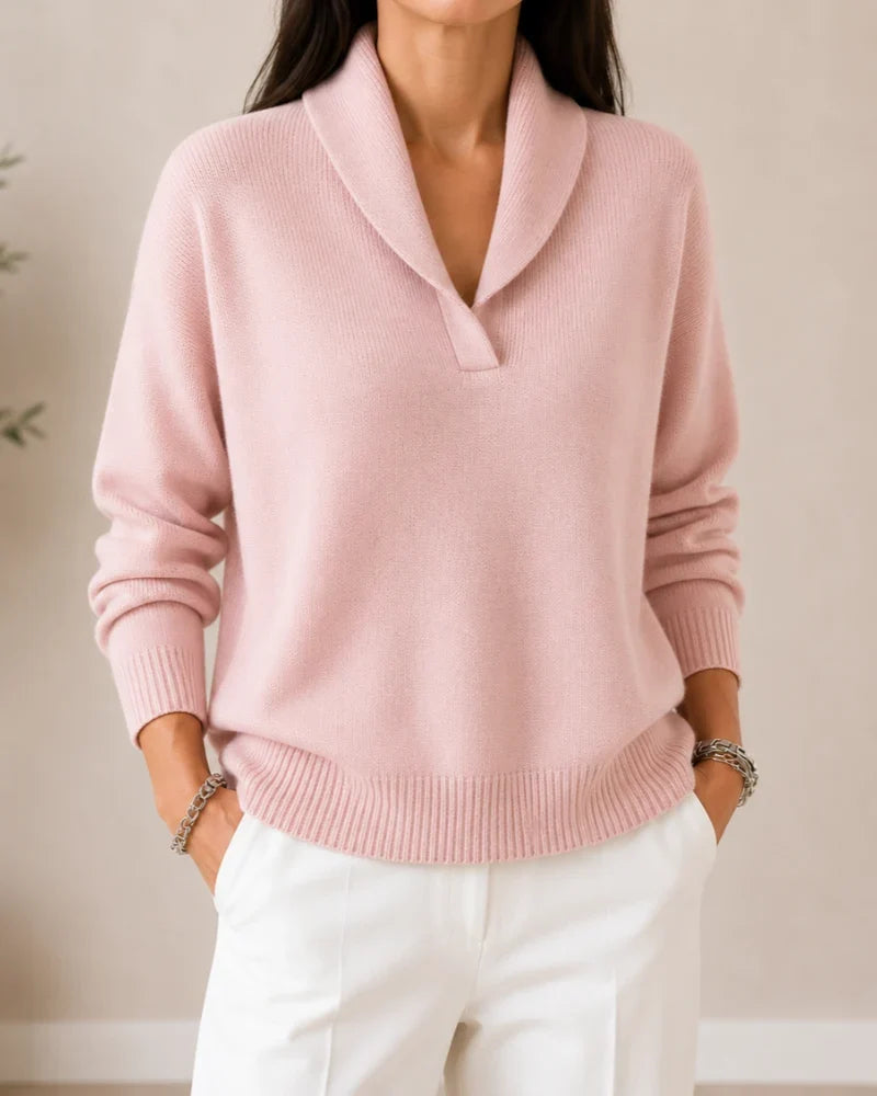 Harrington Soft V-Neck Jumper for Women
