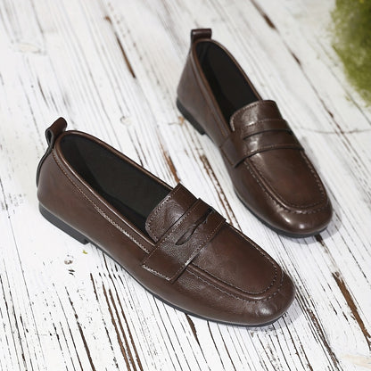 Ottilie™ | Square-Toe Penny Loafers