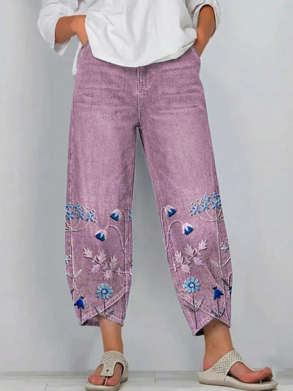 Aven – Elegant Embroidered Trousers