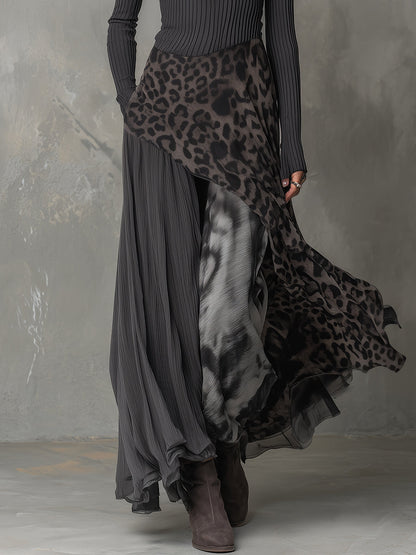 Martina | Leopard Maxi bohemian-style dress