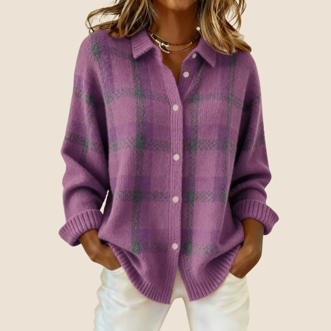 WESTERTON RETRO CHECK SWEATER