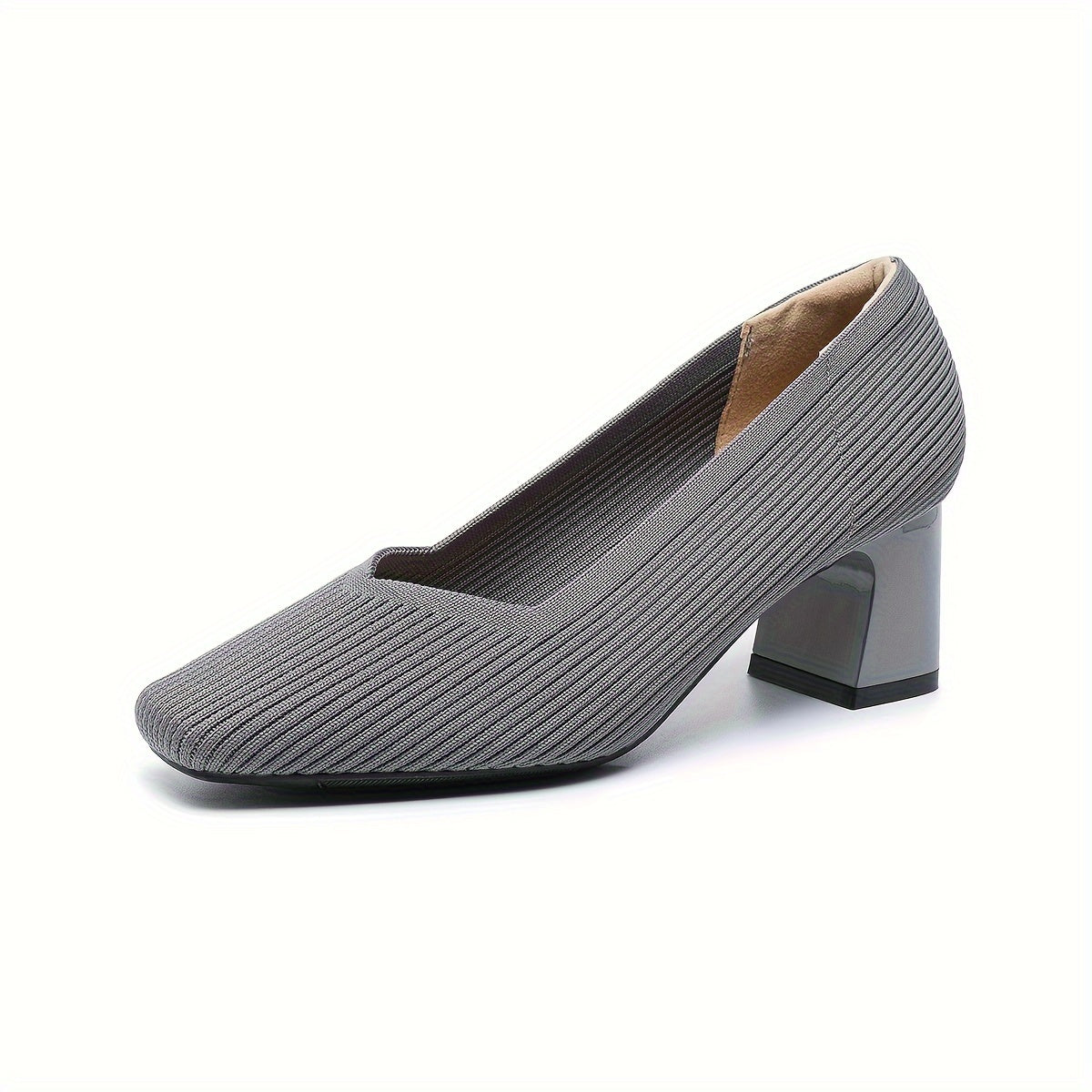 Mariella | Square Heeled Court Shoes