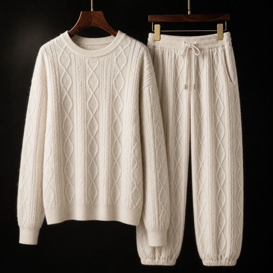 Everton Soft Cable-Knit Lounge Set