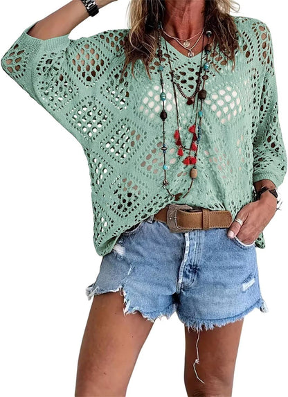 Triana | Relaxed Open-Knit Jumper