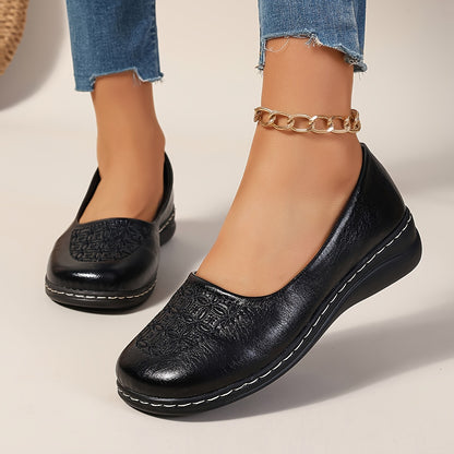 Beatrice™ | Patterned Comfort Slip-Ons