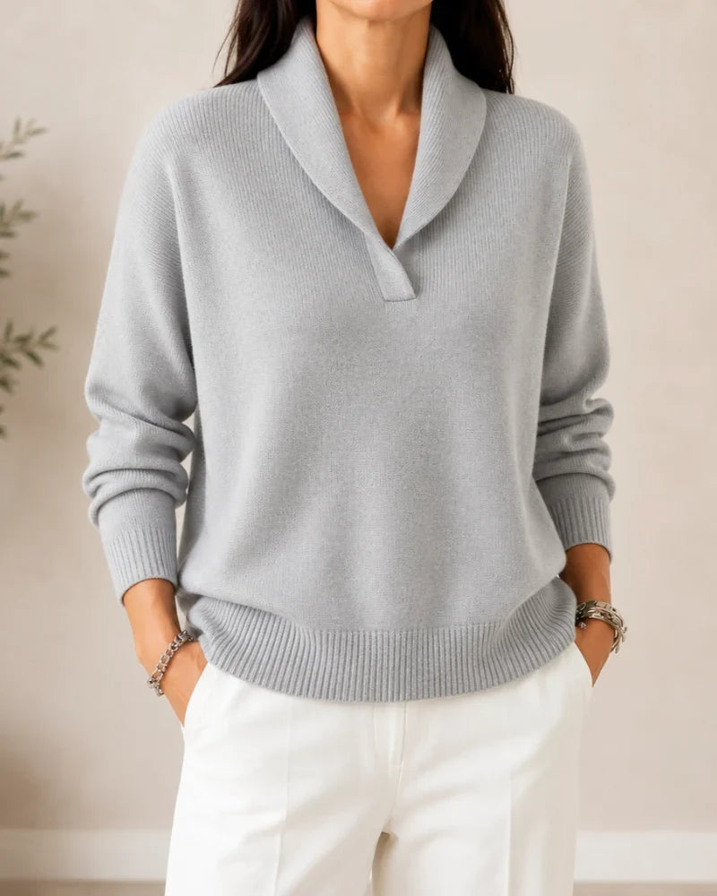 Harrington Soft V-Neck Jumper for Women