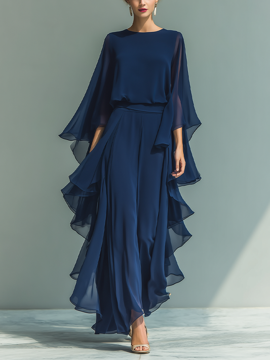 Alicia | Ruffled Two-Piece Set