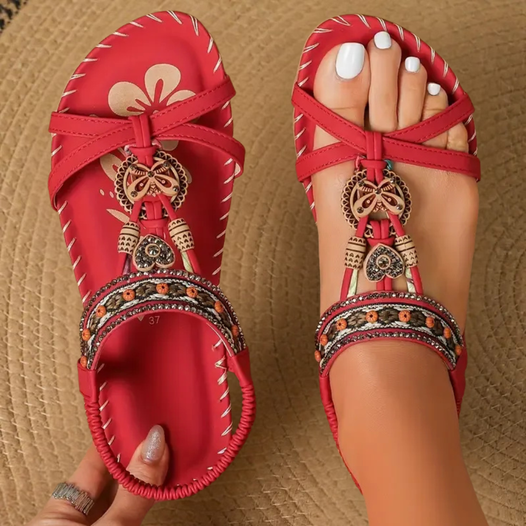 Nadia – Ibiza-style orthopedic sandals for comfort and elegance