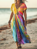 Ellaire - Bohemian Sun Design Dress