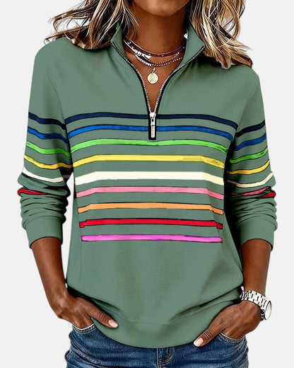 Lola - Comfortable Striped Jumper