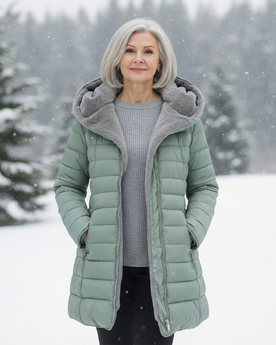 Harriet | Fleece Lined Puffer Coat
