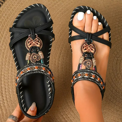 Nadia – Ibiza-style orthopedic sandals for comfort and elegance
