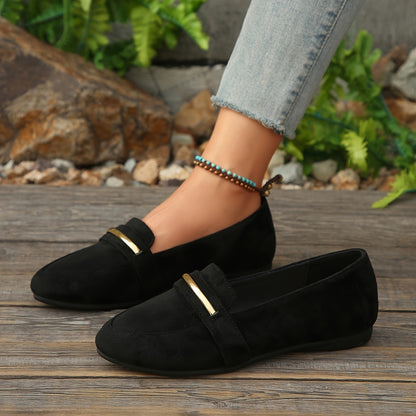 Agnes™ | Pointed Suede-Look Loafers