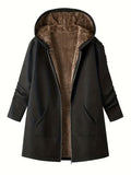 Evelyn™ | Cozy Sherpa-Lined Hooded Coat