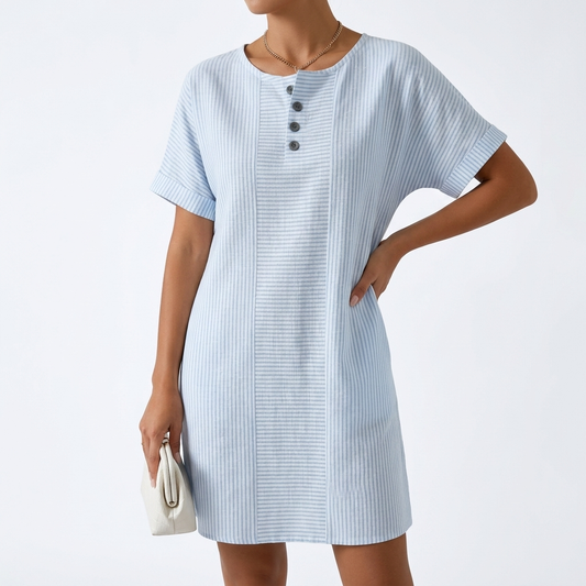 Auressia™ | Lightweight Shirt Dress for Everyday Comfort