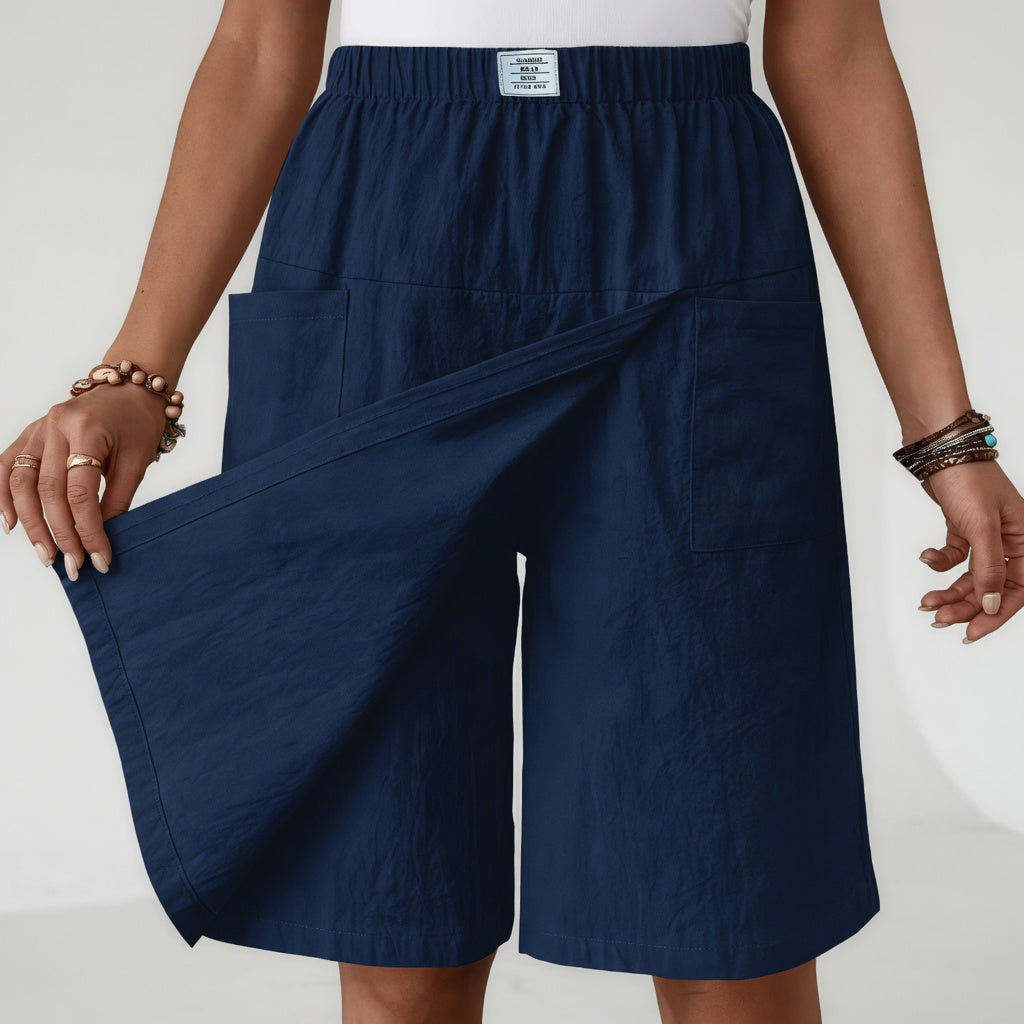 Libertine | Elastic-Waist Skort with Pockets