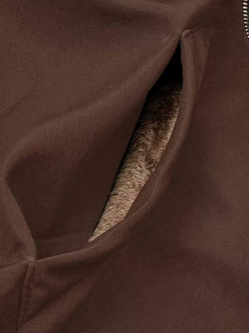 Evelyn™ | Cozy Sherpa-Lined Hooded Coat