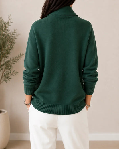 Harrington Soft V-Neck Jumper for Women