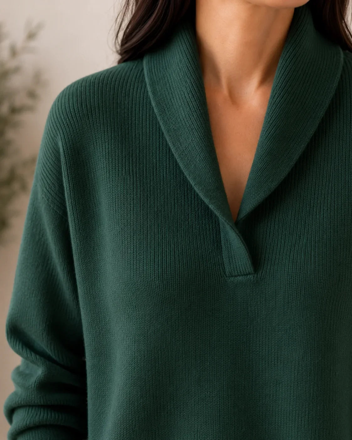 Harrington Soft V-Neck Jumper for Women
