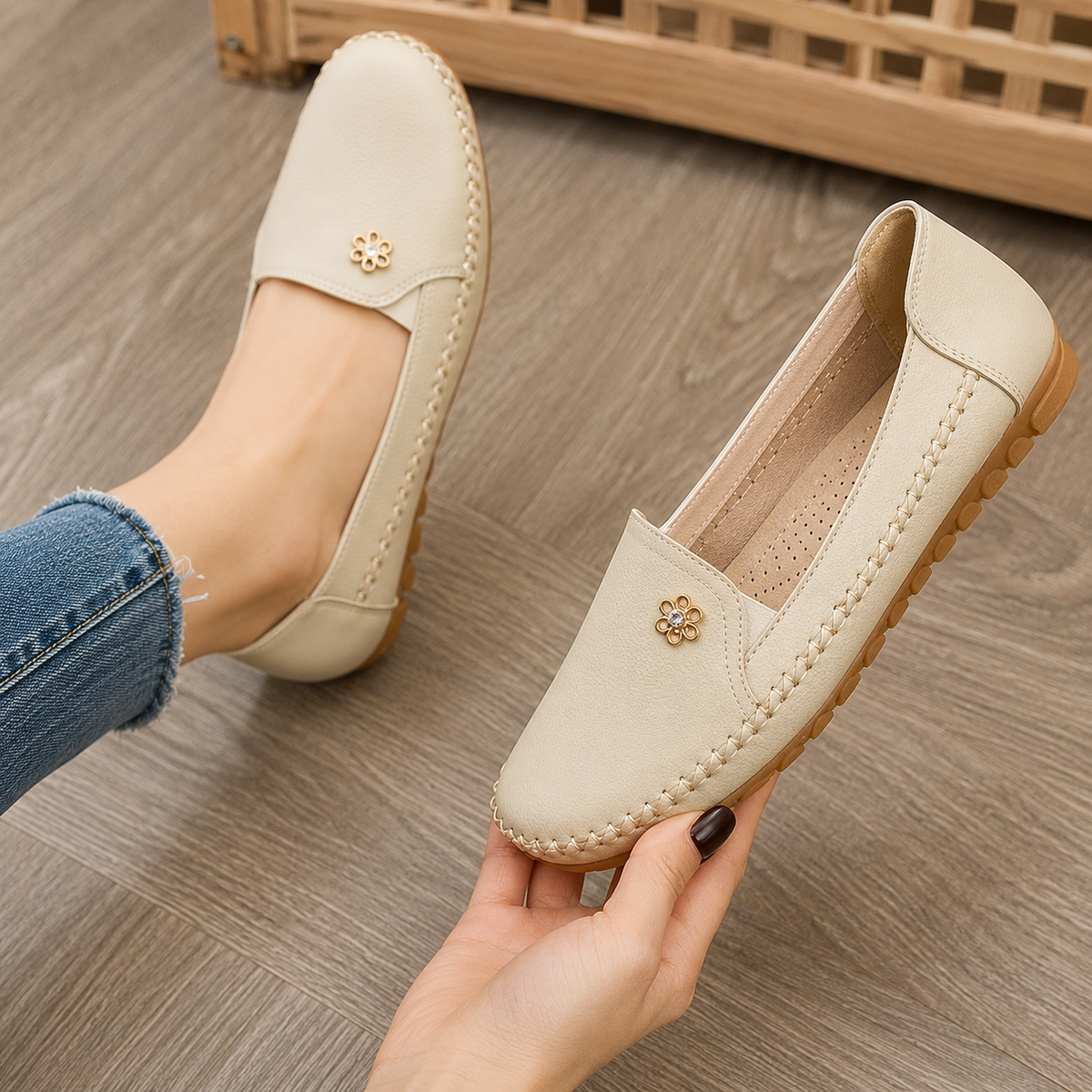 Orthopedic Balance Plus Size Loafers - Soft Flat Design
