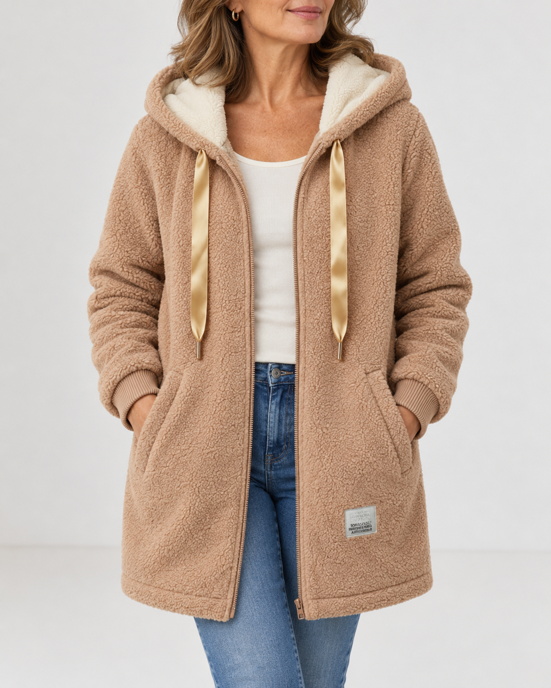 Lisa™ | Elegant Hooded Fleece Jacket