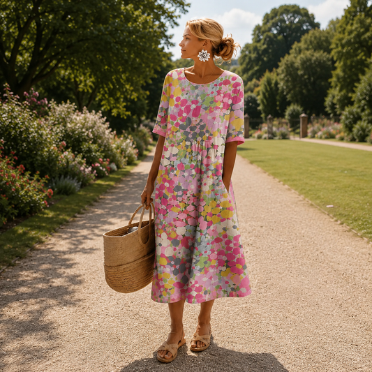 Elena - Elegant Lightweight Midi Dress