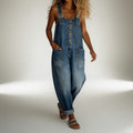 Bertille | Relaxed Denim Dungarees