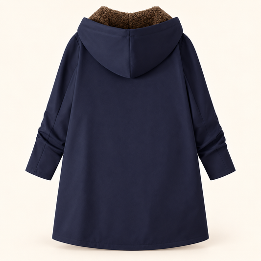 Evelyn™ | Cozy Sherpa-Lined Hooded Coat