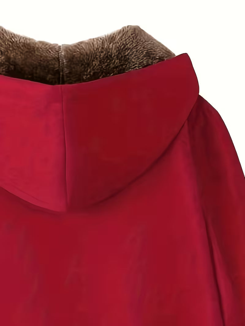 Evelyn™ | Cozy Sherpa-Lined Hooded Coat
