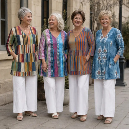 Marlene | Artistic V-Neck Tunic