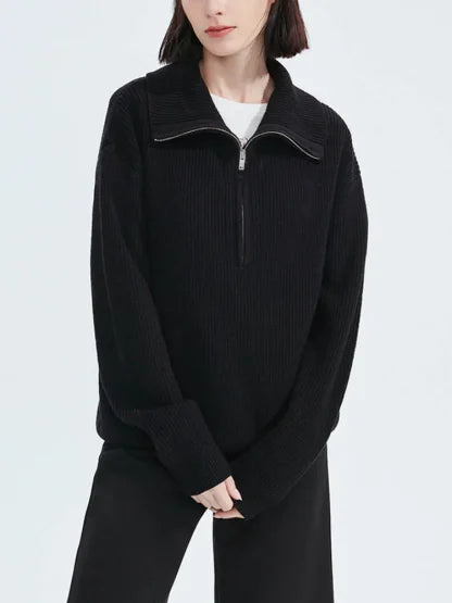 ELODIE | Comfy Half-Zip Sweater