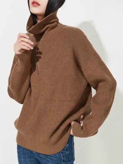 ELODIE | Comfy Half-Zip Sweater