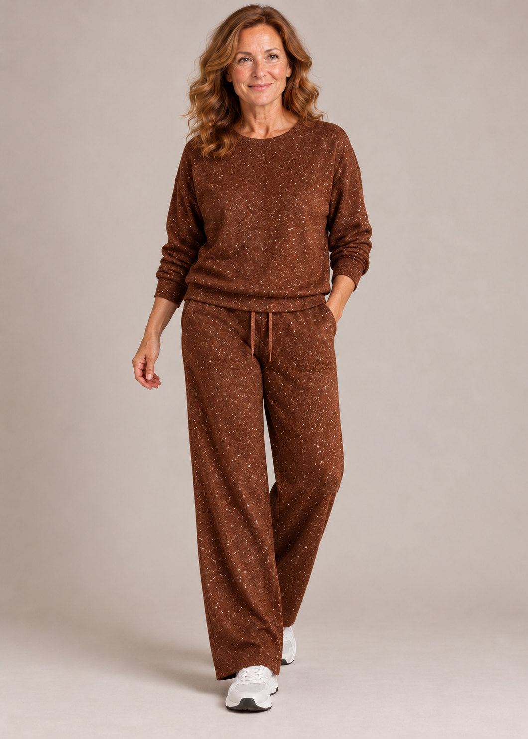 Amy™ | Shimmer Two-Piece Lounge Set