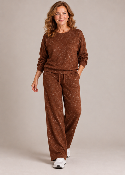 Amy™ | Shimmer Two-Piece Lounge Set