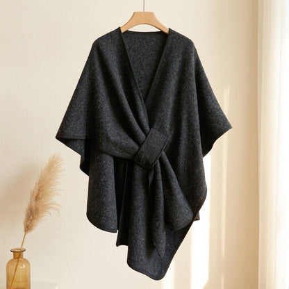Emlly Long Poncho Scarf