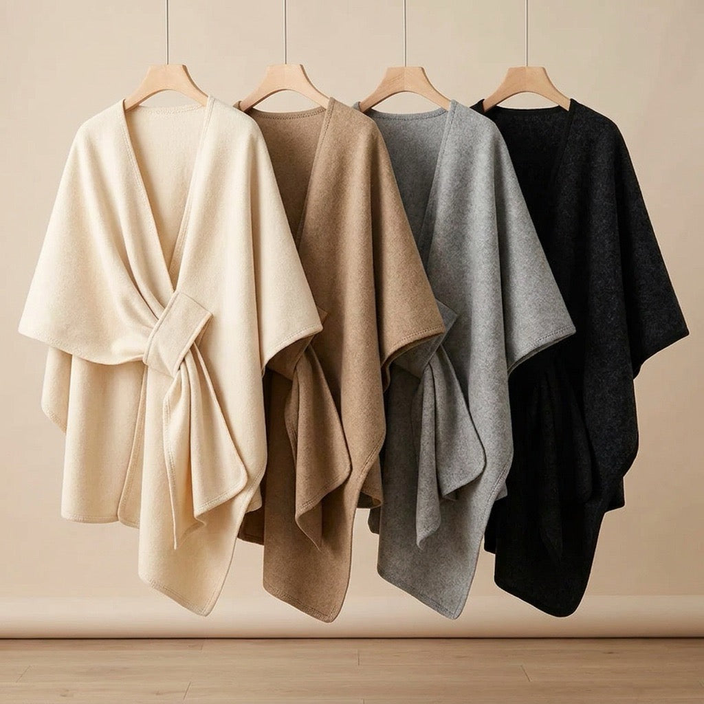 Emlly Long Poncho Scarf