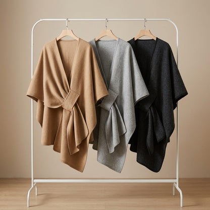Emlly Long Poncho Scarf