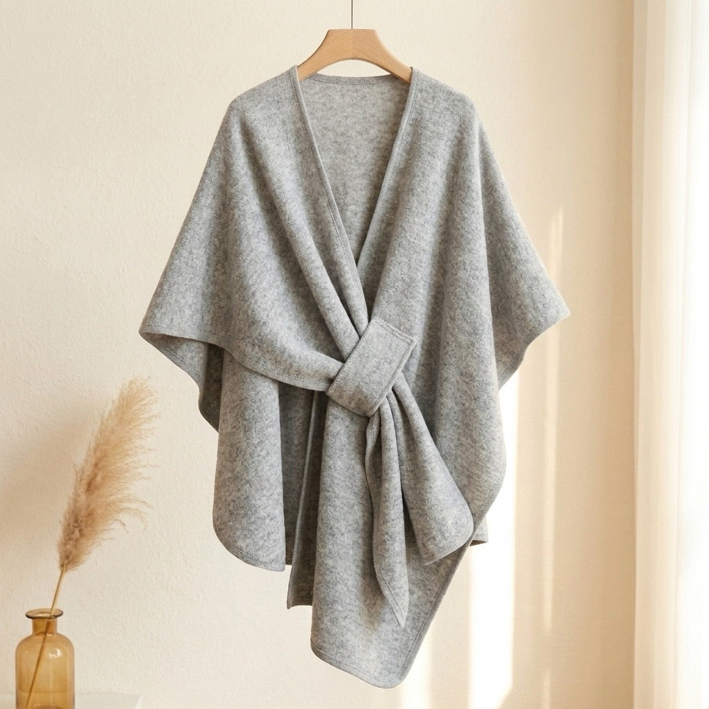 Emlly Long Poncho Scarf