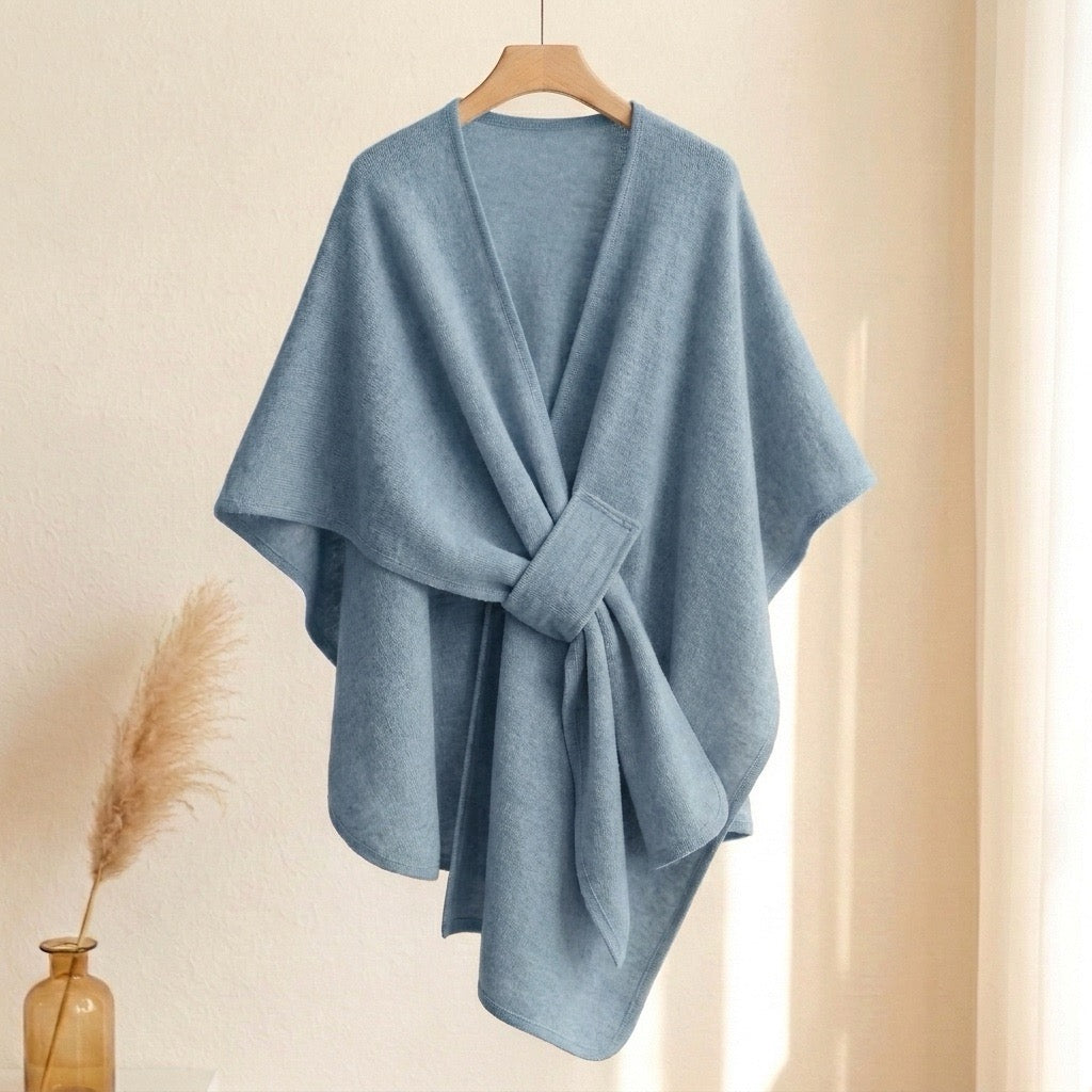Emlly Long Poncho Scarf