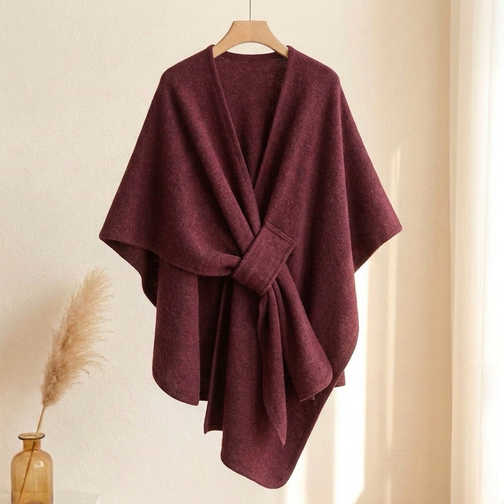 Emlly Long Poncho Scarf