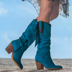 HARLOW | Classic Western Fringe Boots