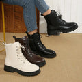 Georgiana™ | Lace-Up Zip Ankle Boots