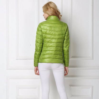 Idalia | Lightweight Quilted Jacket with High Collar