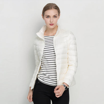 Idalia | Lightweight Quilted Jacket with High Collar