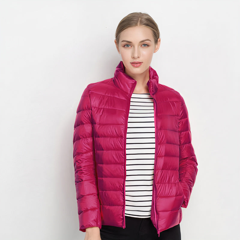 Idalia | Lightweight Quilted Jacket with High Collar