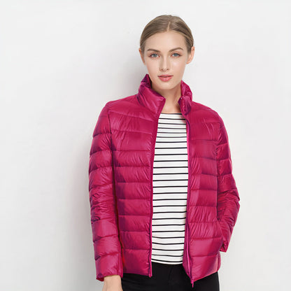 Idalia | Lightweight Quilted Jacket with High Collar