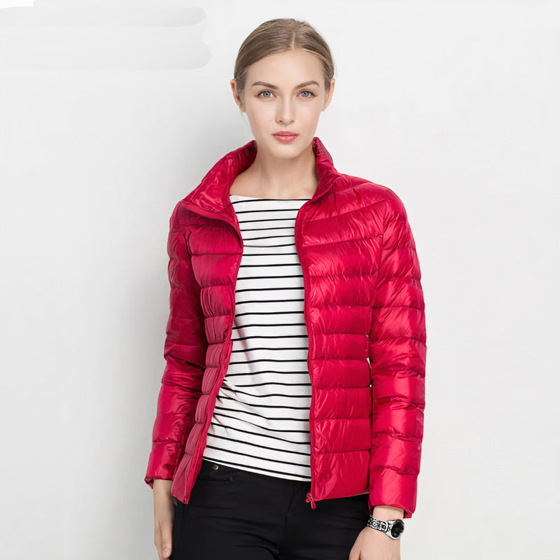 Idalia | Lightweight Quilted Jacket with High Collar