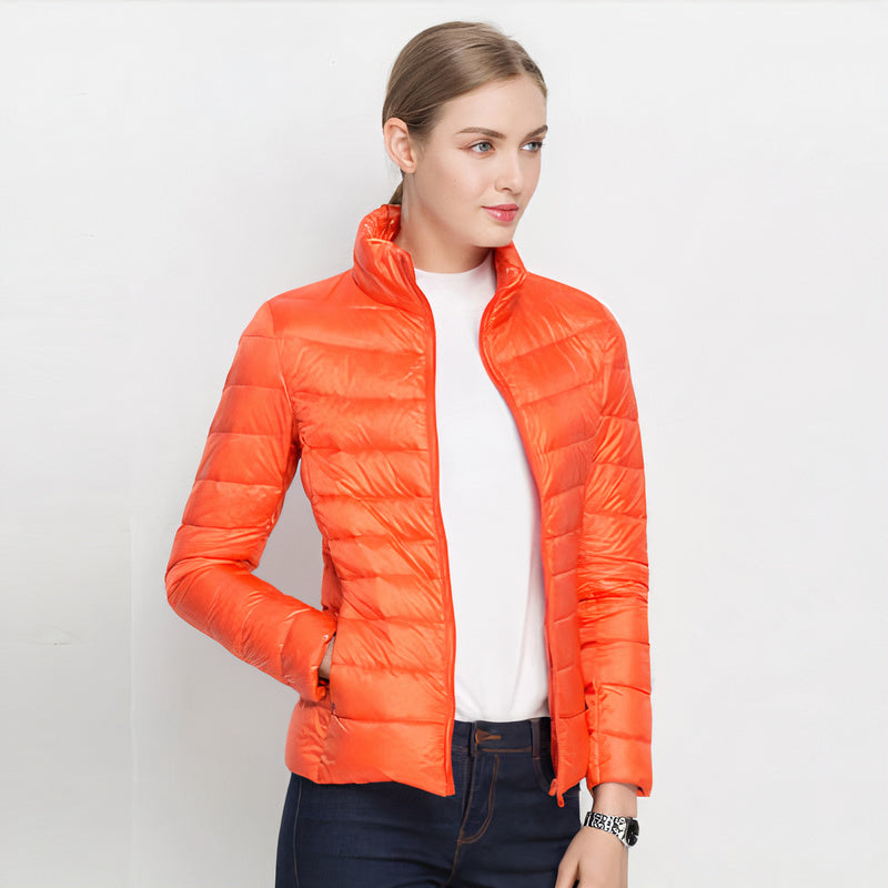 Idalia | Lightweight Quilted Jacket with High Collar