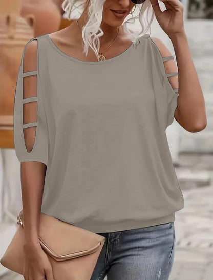 Adel | Cold Shoulder Cut-Out Top